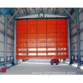 Rapid PVC Fabric Huge Stacking Roll Up Door